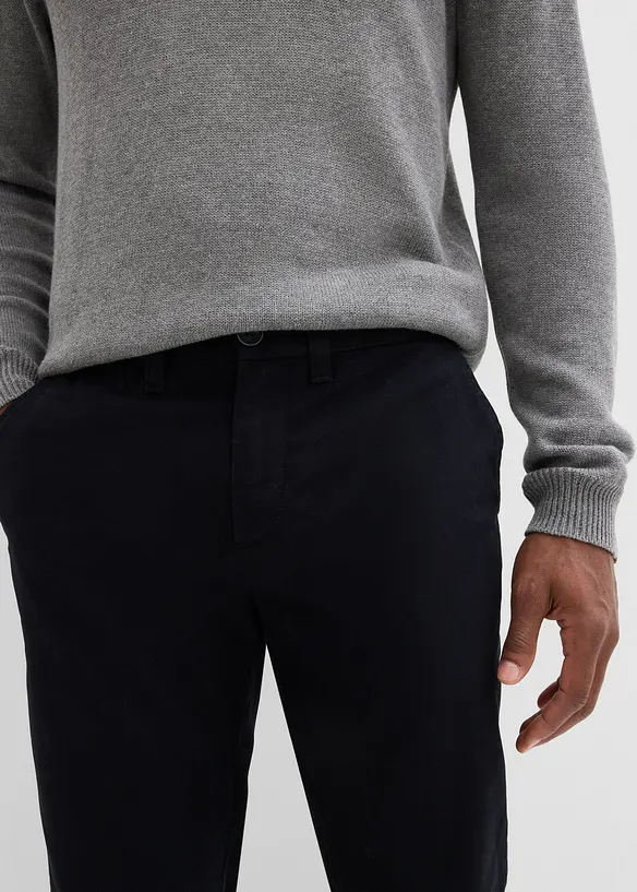 Chinos i ren bomull og Regular Fit-modell, Straight, bonprix