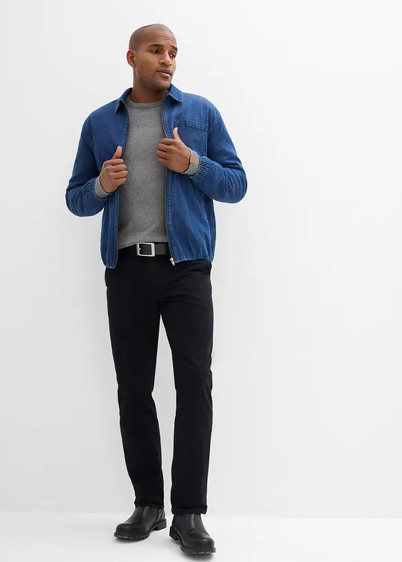 Chinos i ren bomull og Regular Fit-modell, Straight, bonprix