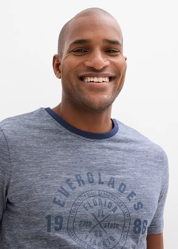 T-skjorte i 100% bomull (2-pack), bonprix