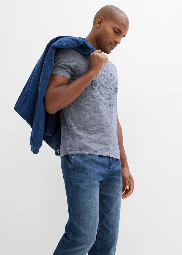 T-skjorte i 100% bomull (2-pack), bonprix