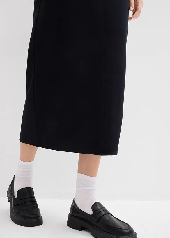 Midiskj&oslash;rt i scuba-materiale, bonprix