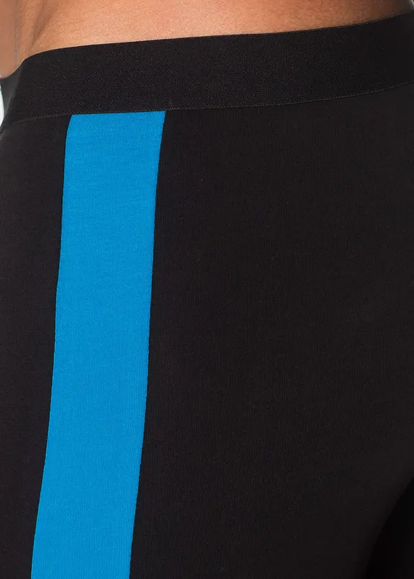 Boksershorts med bomull i ettersittende modell med lange ben (2-pack), bonprix