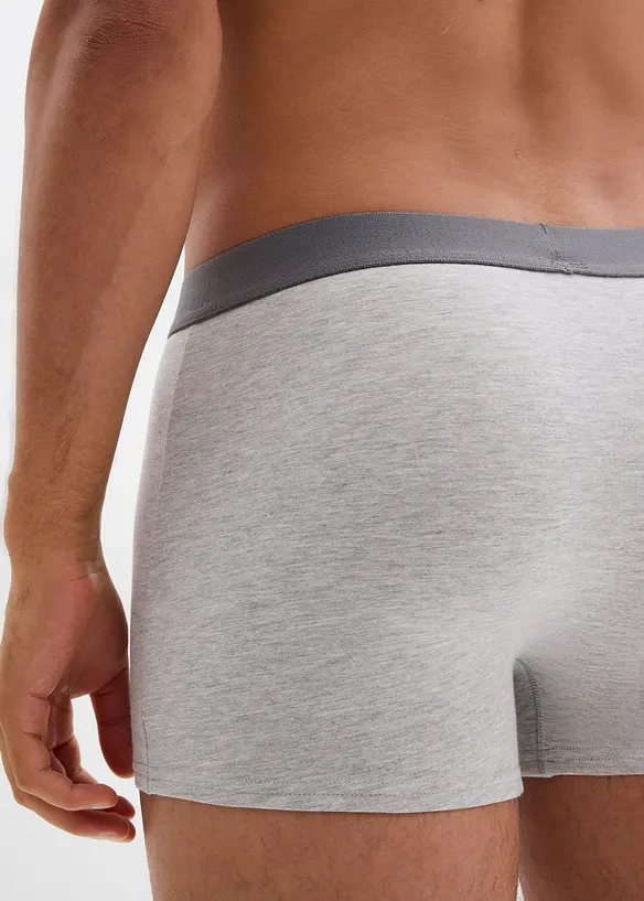 Boksershorts med bomull i ettersittende modell (3-pack), bonprix