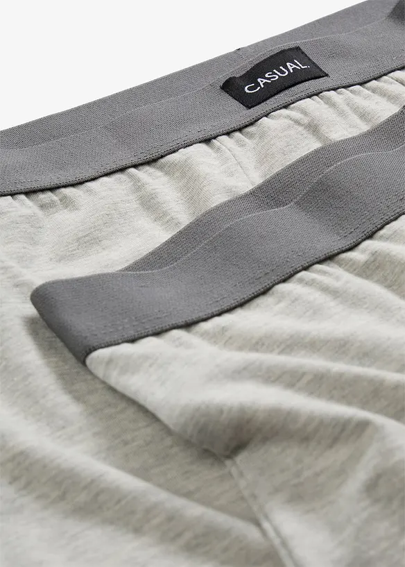 Boksershorts med bomull i ettersittende modell (3-pack), bonprix