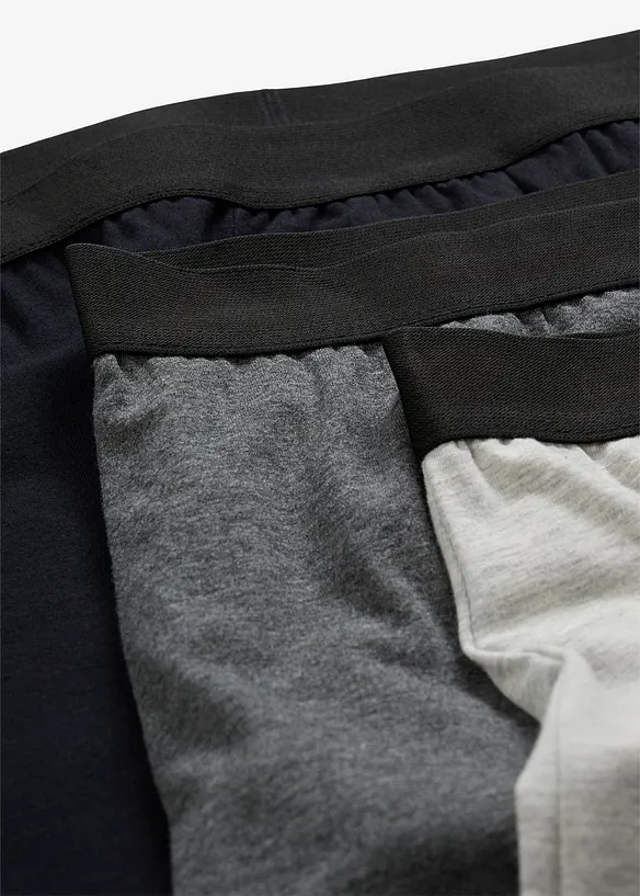 Boxershorts med bomull i ettersittende modell (10-pack), bonprix
