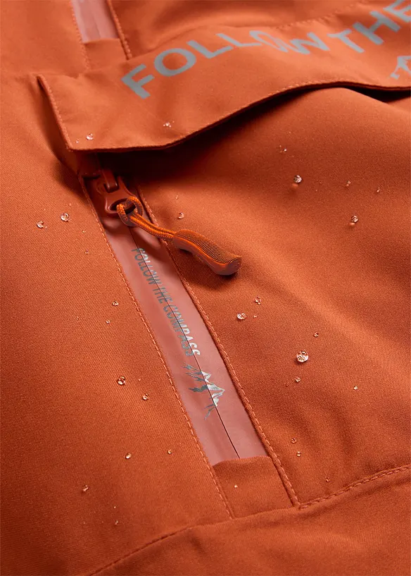 Vanntett funksjonsanorakk med fleecef&ocirc;r, bonprix