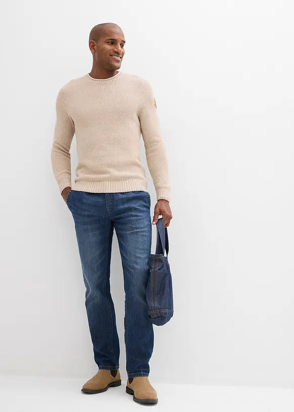 Genser med resirkulert bomull, bonprix