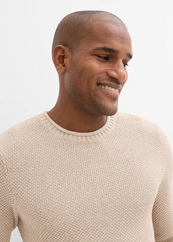 Genser med resirkulert bomull, bonprix