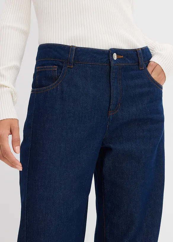 Ballongjeans Mid Waist, supersoft, bonprix