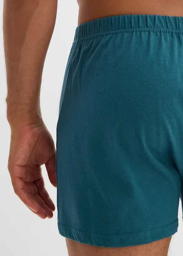 Ledige boksershorts i bomullsjersey (5-pack), bonprix