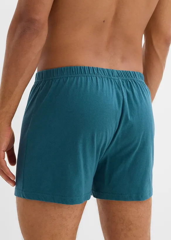 Ledige boksershorts i bomullsjersey (5-pack), bonprix