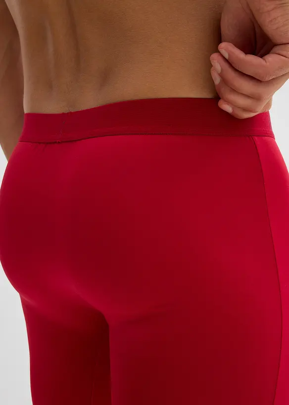 Lang boksershorts i ettersittende modell (2-pack), bonprix