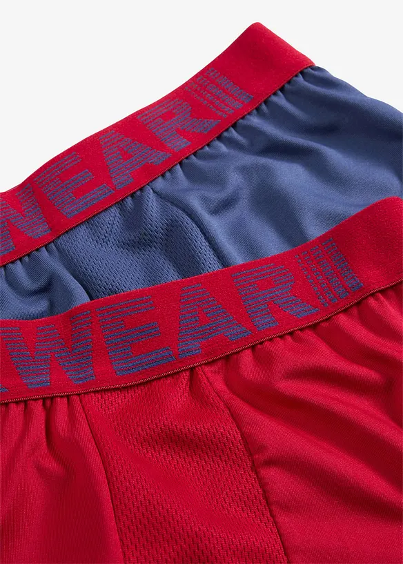 Lang boksershorts i ettersittende modell (2-pack), bonprix