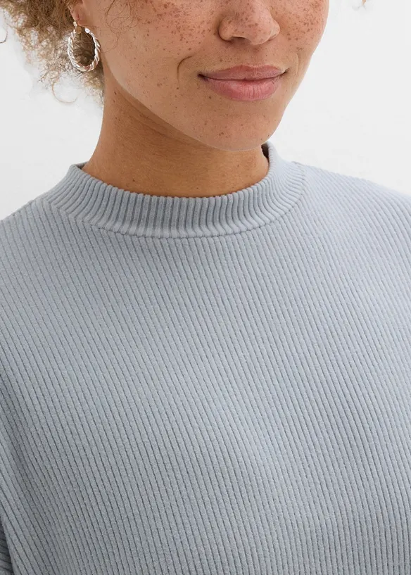 Ribbet minikjole, bonprix