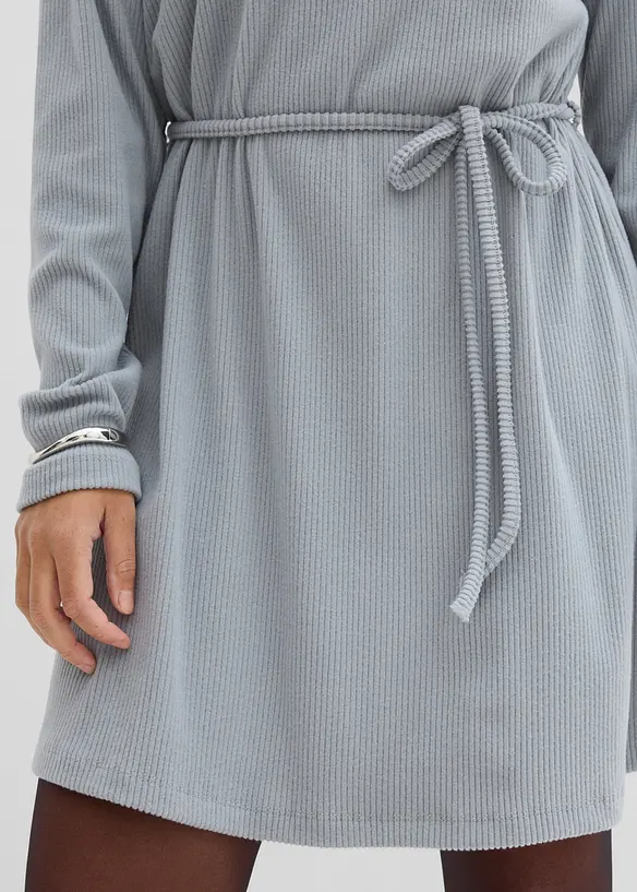 Ribbet minikjole, bonprix