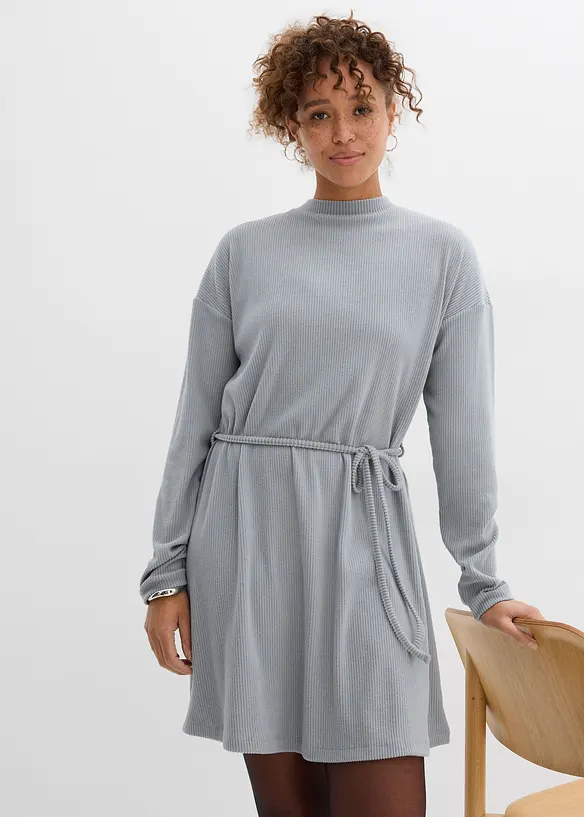 Ribbet minikjole, bonprix