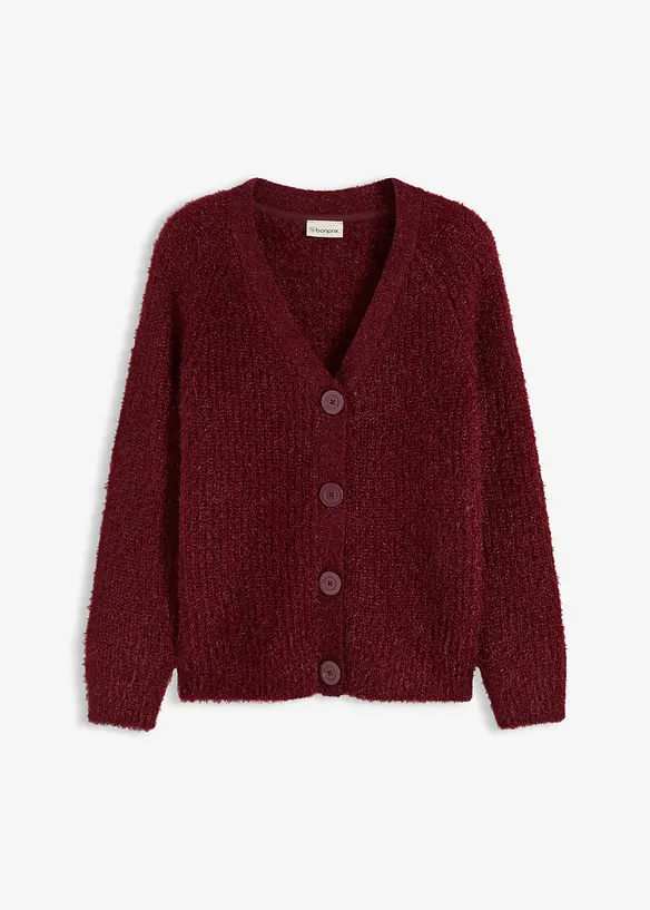 Cardigan i grov ribbestrikk, bonprix