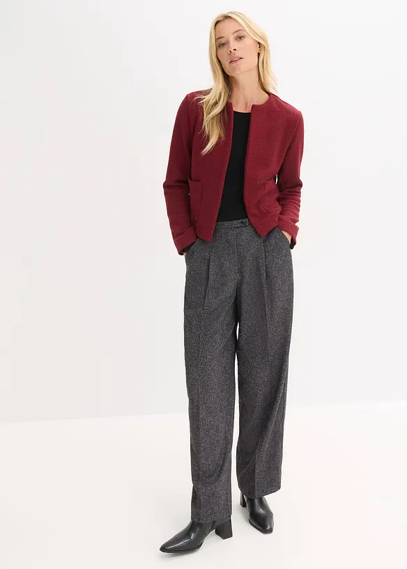 Kort jersey-blazer, bonprix