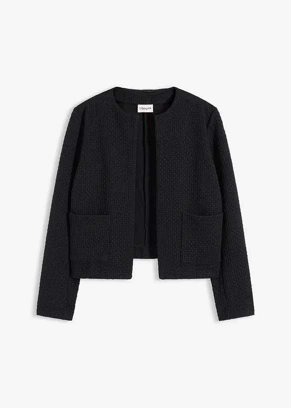 Kort jersey-blazer, bonprix