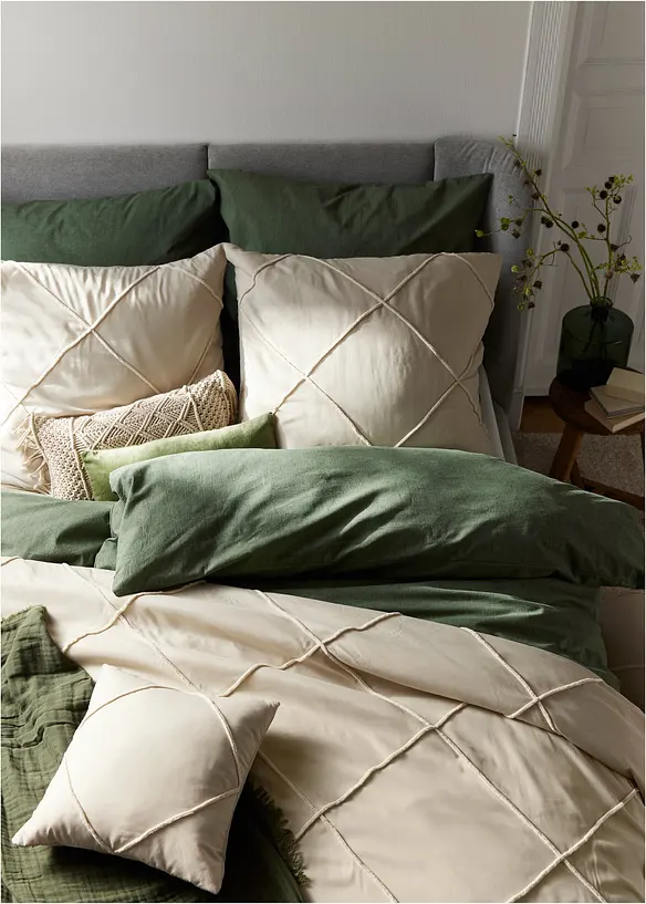 Putetrekk med rektangler (2-pack), bonprix