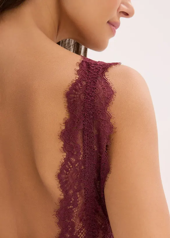 Bralette i tynt blondemateriale, bonprix