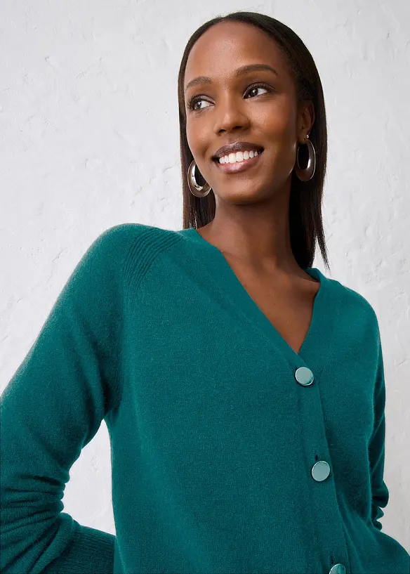 Cardigan i kasjmir med Good Cashmere Standard&reg;, bonprix