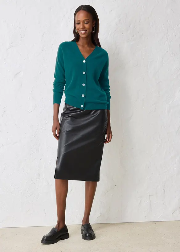 Cardigan i kasjmir med Good Cashmere Standard&reg;, bonprix