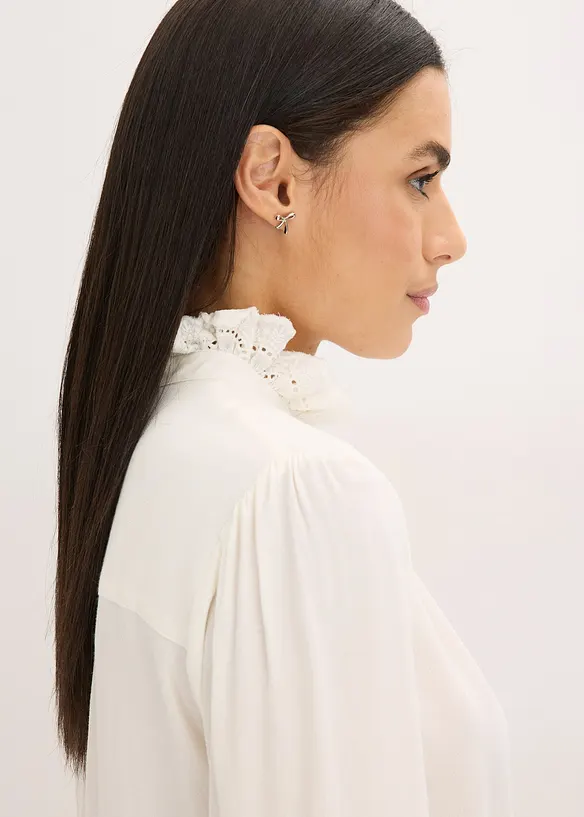 Bluse i luftig krepp, bonprix