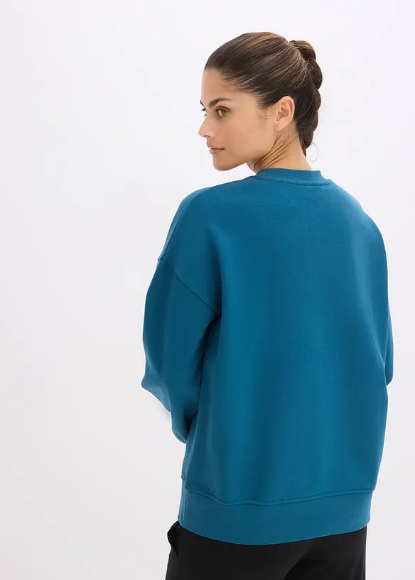 Oversized sweatshirt i 100% bomull, bonprix