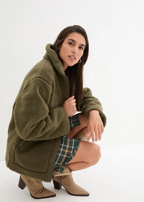 F&ocirc;ret teddyfleece-jakke, bonprix