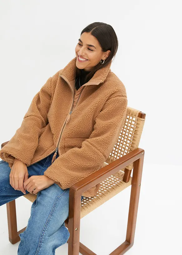 F&ocirc;ret teddyfleece-jakke, bonprix