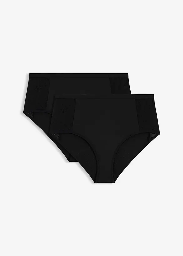 Menstruse i mikrofiber med middels h&oslash;y absorberingsevne (2-pack), bonprix