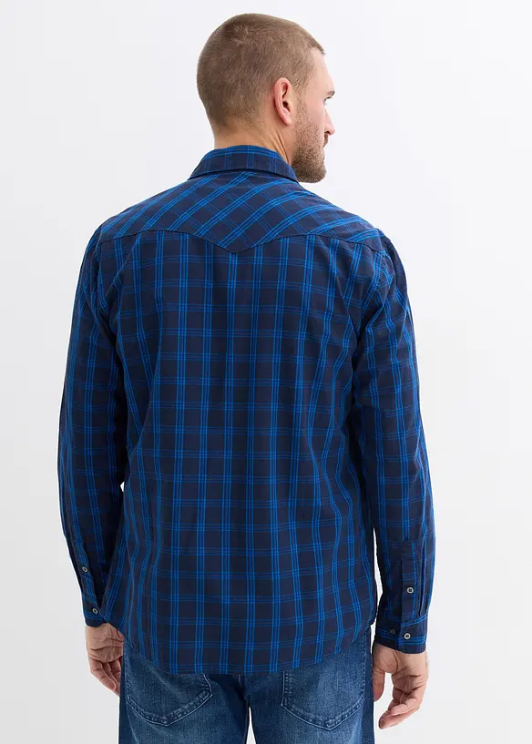 Langermet skjorte i 100% bomull, bonprix