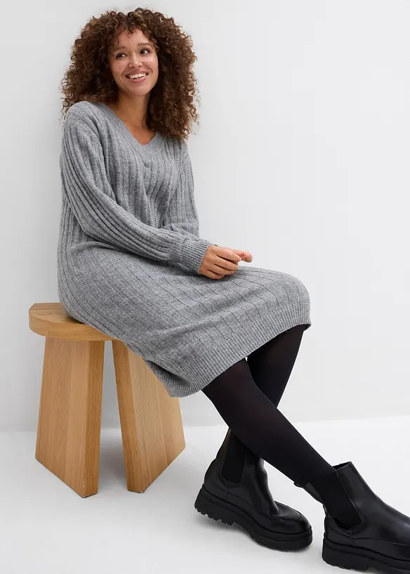 Strikkekjole, bonprix