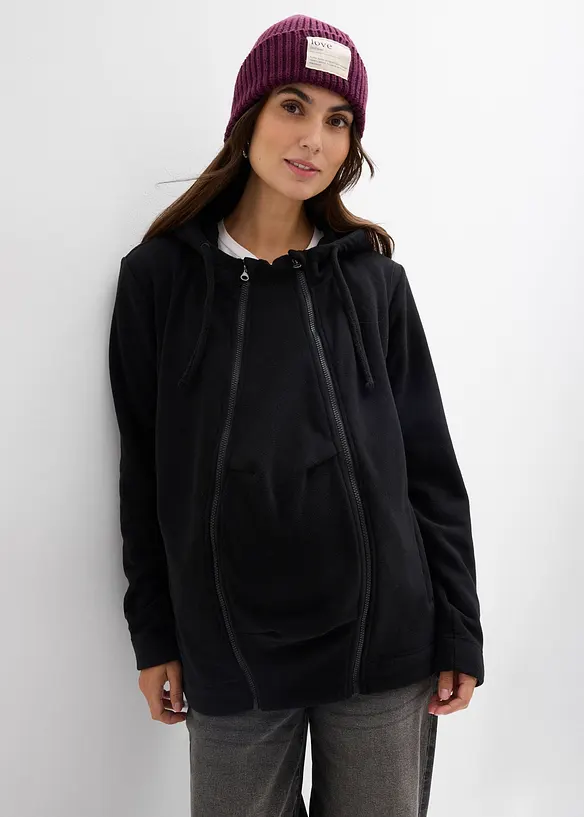 4-i-1-fleecejakke med babyinnfelling og b&aelig;refunksjon foran og bak, bonprix