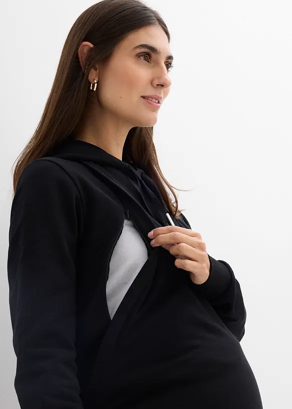 Mamma- og ammesweatshirt av 100% &oslash;kologisk bomull, bonprix