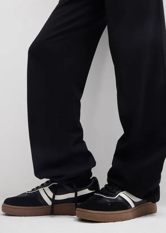 Mammabukse i sweatmateriale med regulerbar benkant, av 100% &oslash;kologisk bomull, bonprix