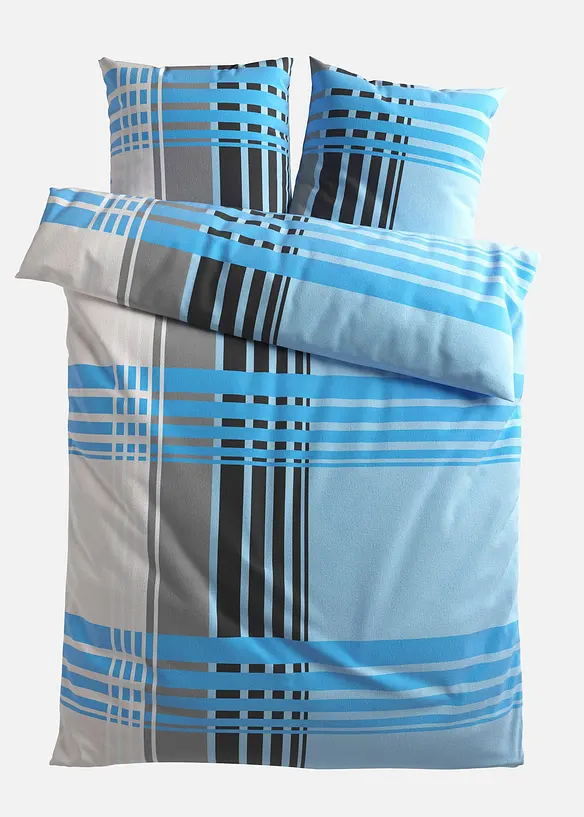 Sengesett med rutem&oslash;nster, bonprix