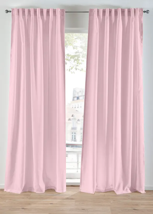 Gardiner i resirkulert materiale (2-pack), bonprix