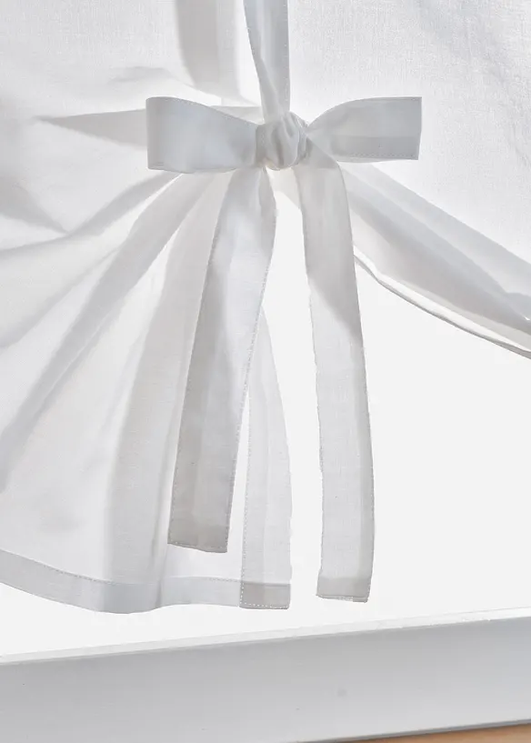 Roll-up gardin med broderi, bonprix