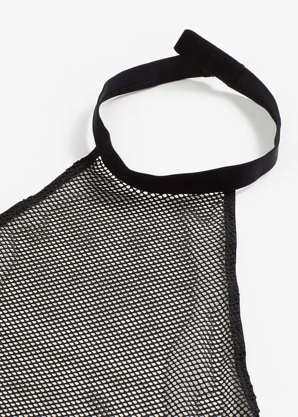 Halterneck-bralette + stringtruse med høy midje (2-delt sett), bonprix