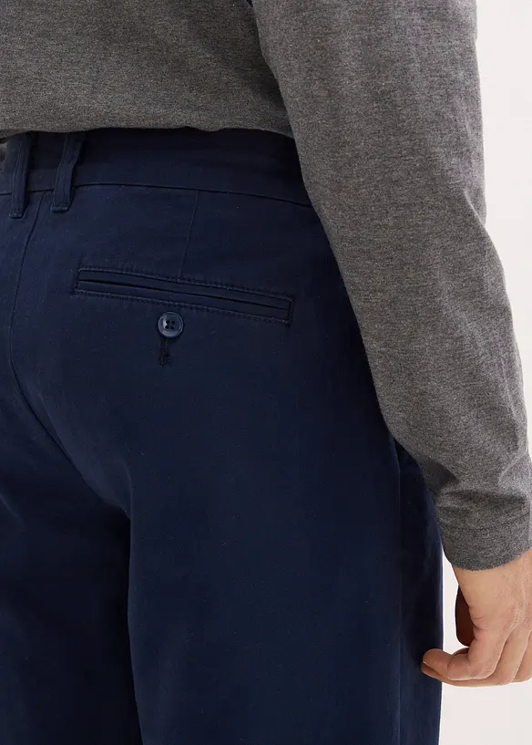 Chinos i ren bomull og Regular Fit-modell, Straight, bonprix