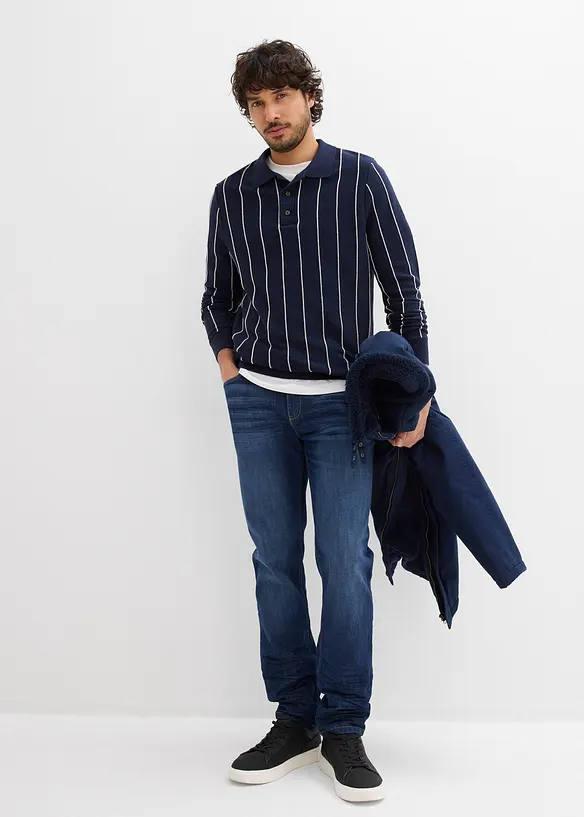 Slim Fit stretchjeans, Tapered, bonprix