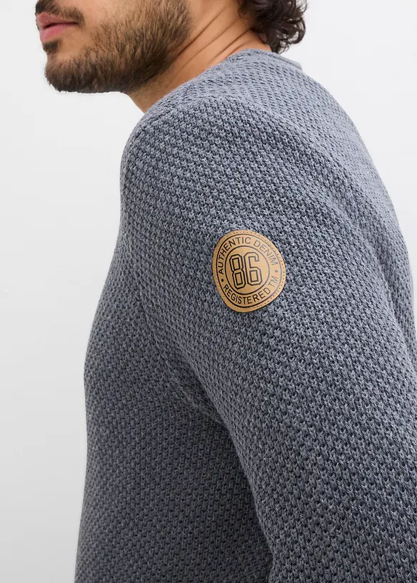 Genser med resirkulert bomull, bonprix