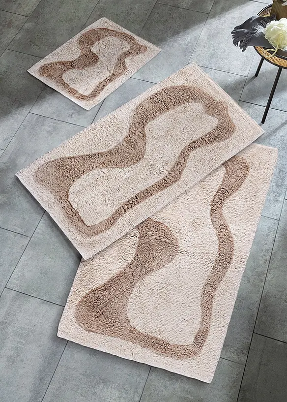 Badematte med grafisk design, bonprix