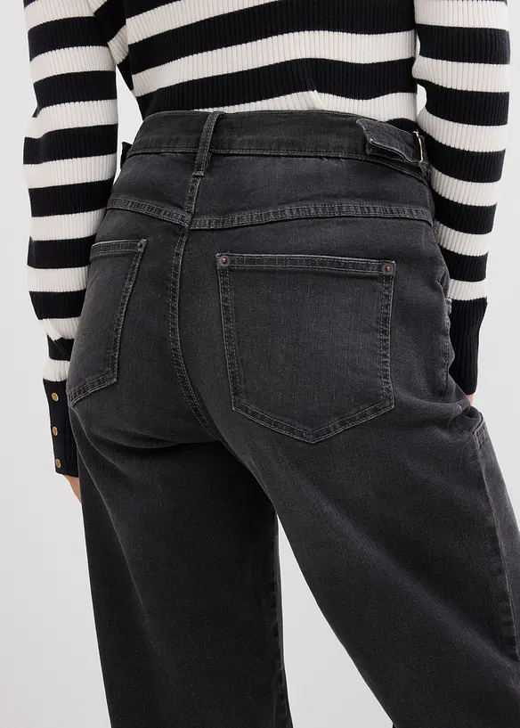 Wide Leg-jeans Mid Waist, bonprix