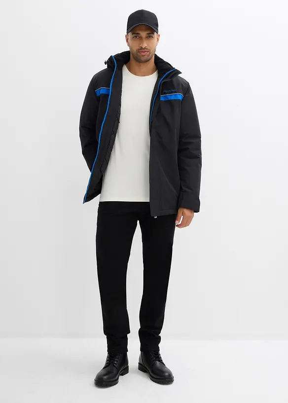 Vannavvisende, funksjons-ytterjakke med avtagbar hette, bonprix