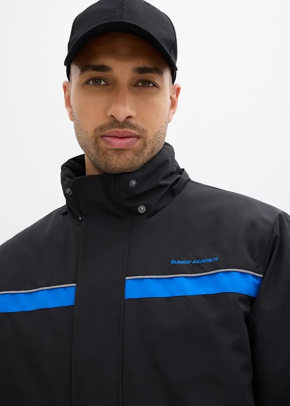 Vannavvisende, funksjons-ytterjakke med avtagbar hette, bonprix