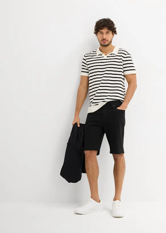 Bermudashorts i stretchmateriale, Regular Fit (2-pack), bonprix