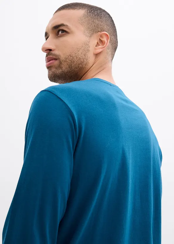 Langermet topp (3-pack), bonprix